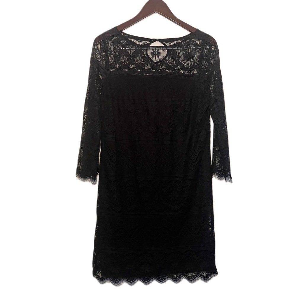 Max Edition - black lace dress - size Large​